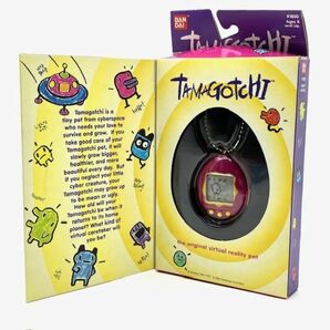 仙6【未使用】たまごっち 海外版 英語版 初代 ピンク 箱付き バンダイ おもちゃ TAMAGOTCHI BANDAI ホビー 希少 レアの画像1