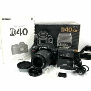 仙102 Nikon D40 デジタル一眼レフカメラ デジカメ ニコン/Nikon DX AF-S NIKKOR 18-55mm 1:3.5-5.6G Ⅱ レンズ セット 付属品あり