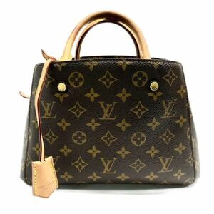 仙59 LOUIS VUITTON モンテーニュBB M41055 モノグラム ハンドバック ルイヴィトン レディース ブラウン