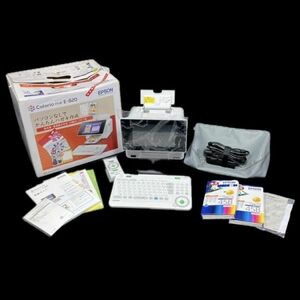 仙18 EPSON E-820 本体 Colorio me カラリオプリンター コンパクトプリンター ハガキ作成 写真プリント デジタルフォトフレーム エプソン