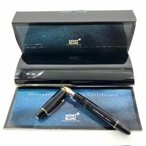 仙102 モンブラン マイスターシュテック 149 ペン先 14K 585/4810 刻印 万年筆 M(中字) MONTBLANC MEISTERSTUCK No.149 箱付き 筆記用具