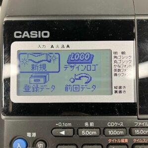 仙18 CASIO KL-G1 ネームランド ラベルライター ラベルプリンター ブラック カシオ NAME LAND BiZ ケース付きの画像7