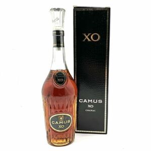 仙53【未開栓】CAMUS XO COGNAC ロングネック 700ml ブランデー カミュ コニャック 0.7L 古酒 箱付き