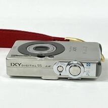 仙66 Canon IXY DIGITAL 55 PC1150 デジカメ コンデジ コンパクトデジタルカメラ シルバー キャノン イクシィ ケース付_画像4