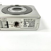 仙66 Canon IXY DIGITAL 55 PC1150 デジカメ コンデジ コンパクトデジタルカメラ シルバー キャノン イクシィ ケース付_画像5