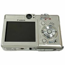 仙66 Canon IXY DIGITAL 55 PC1150 デジカメ コンデジ コンパクトデジタルカメラ シルバー キャノン イクシィ ケース付_画像3