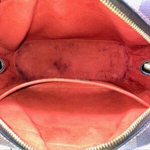 仙4 Louis Vuitton N51286 ダミエ サリア・ミニ ハンドバッグ エベヌ ブラウン系 ルイヴィトン 茶色 手提げ 鞄 ミニバッグの画像9