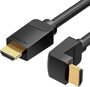 3m HDMI直角ケーブル 90度 / AAR VENTION HDMI 直角ケーブル 90度 L字 HDMI変換 折れ 横型 H