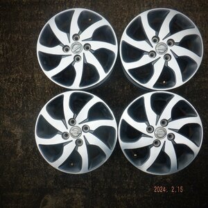 純正　ホイール4本セット　14X4.5J　PCD.100　オフセット50　4穴　...：31412