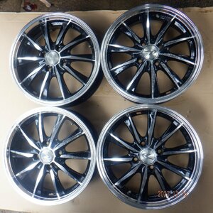 ▲社外　ホイール4本Set　15X4.5J　PCD.100　オフセット45　4穴　売り切り：31668