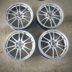 ▲社外　ホイール４本　17X7J　PCD.100　インセット50　5穴　売り切り：30813