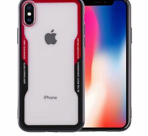 インスタ映えiPhoneXS\\Xブラックレッドケース