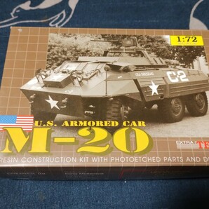 レア品! エクストラテック M20 高速装甲車 アメリカ 陸軍 1/72 M-20 未組立品の画像1