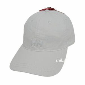 HELLY HANSEN ヘリーハンセン ロゴ キャップ ハット 帽子 白 ホワイト コットン ユニセックス フリーサイズ