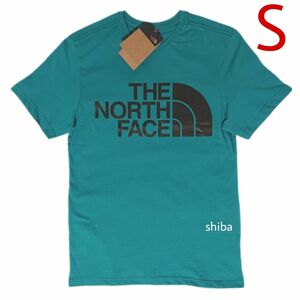 THE NORTH FACE ノースフェイス スタンダード tシャツ 半袖 ティール ターコイズ 青 ブラック 黒 海外Sサイズ