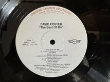 MFSL1-123 PROMO GOLD STAMP Mobile Fidelity Sound Lab モービルフィディリティ盤 デイヴィッド・フォスター David Foster The Best Of Me_画像7