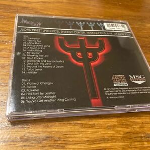 JUDAS PRIEST / God Of The Devils 輸入盤 HEAVY METAL LIVE ALBUM 2CD 非売品 プロモ XCEL ENERGY CENTER MINNEAPOLIS 2005 ヘヴィメタルの画像2