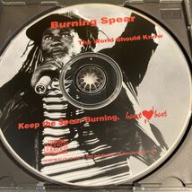 BURNING SPEAR / The World Should Know 洋楽 REGGAE DUB 輸入盤 CD ルーツレゲエ_画像4