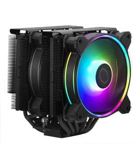 Cooler Master Hyper 622 HALO BLACK 6ps.@ heat pipe dual tower & fan LGA1700*AM5*AM4 correspondence air cooling CPU cooler,air conditioner RR-D6BB-20PA-R1