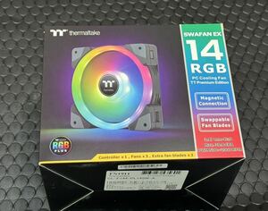 Thermaltake SWAFAN EX14 RGB (3-Fan Pack) PCケースファン CL-F144-PL14SW-A FN1911　②