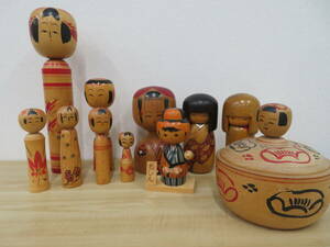 こけし 大量 おまとめ セット 日本人形 創作こけし 伝統工芸品 工芸 置物 激