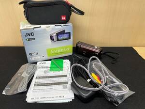 #2191 JVC Everio GZ-VX895-T ビデオカメラ ハイビジョンメモリームービー 通電確認済