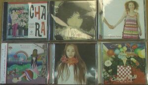 CD6枚まとめて◆チャラ(CHARA) アルバム セット★送料185円！SWEET＋SOUL KISS＋Junior Sweet＋MADRIGAL＋STRANGE FRUITS＋ベスト