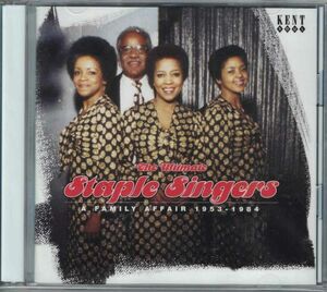 2枚組CD◆ ザ・ステイプル・シンガーズ / The Ultimate Staple Singers～A FAMILY AFFAIR 1953-1984 44曲入ベスト★同梱歓迎！ケース新品！