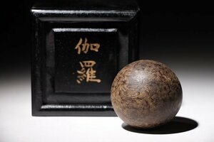 ☆寒椿☆沈香　玉　直径約5cm　重量約63g　(検)伽羅 香木 唐物 中国美術 古玩