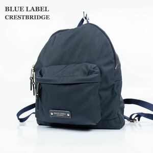 【BLUE LABEL CRESTBRIDGE】ブルーレーベルクレストブリッジ　バックパック　ネイビー　ゴールド