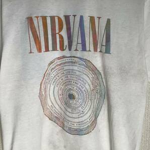 当時もの 1990s Nirvana Vestible レインボー Screen Stars製 パーキングロット ヴィンテージ Tシャツ 80s 90s カート・コバーンの画像3