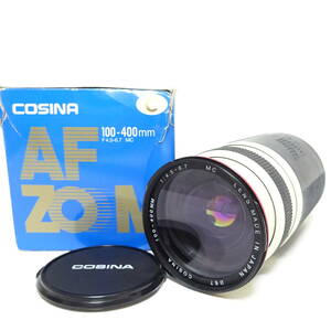 COSINA 100-400mm 1:4.5-6.7 MC カメラレンズ 動作未確認 【60サイズ/同梱不可/大阪商品】【2590338/203/mrrz】