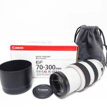 Canon ZOOM LENS EF 70-300mm f/4-5.6 L IS USM カメラレンズ 箱ソフトケース付き 動作未確認　80サイズ発送 K-2619728-282-mrrz_画像1