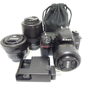 Nikon D7500 デジタル一眼カメラ レンズおまとめセット 通電確認済　80サイズ発送 K-2582568-136-mrrz