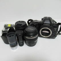キヤノン EOS-3 EF-S 60mm/18-55mm 一眼レフ フィルムカメラ 付属品多数 ジャンク品 Canon 80サイズ発送 p-2634046-276-mrrz_画像1