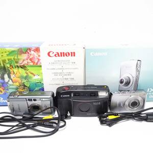 Canon IXY DIGITAL80 PowerShot S40 TELE6 カメラ3個おまとめセット 動作未確認 80サイズ発送 K-2654597-79mrrz