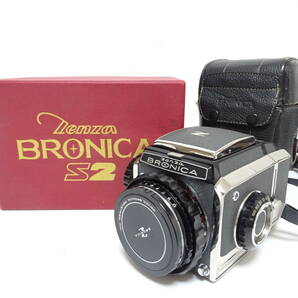 ZENZA BRONICA 中判カメラ 箱ケース付き 動作未確認 80サイズ発送 K-2624650-172mrrzの画像1