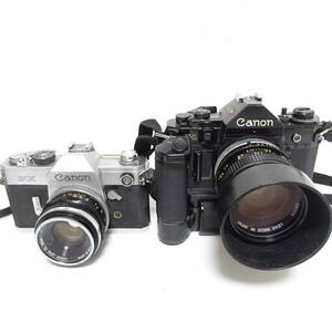 キャノン A-1 FX フィルム一眼カメラ 2個おまとめセット Canon 使用感あり ジャンク品 80サイズ発送 KK-2653715-104-mrrz