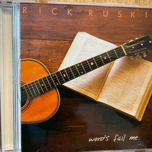 CD RICK RUSKIN / WORDS FAIL MEの画像1