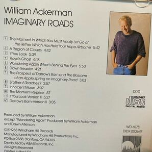 CD WILLIAM ACKERMAN / IMAGINARY ROADSの画像2