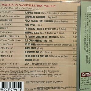 CD DOC WATSON / IN NASHVILLEの画像3