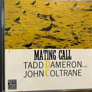 CD TADD DAMERON with JOHN COLTRANE / MATING CALLの画像1