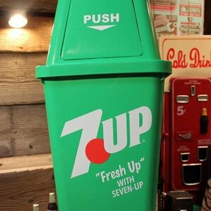 1円 新品 ７UP GREEN 20L ダストボックス ゴミ箱 セブンアップ ごみ箱 アメリカンインテリア アメリカン雑貨 ガレージの画像2