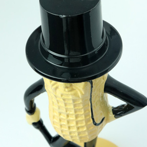 1円 新品 MR.PEANUT コインバンク 貯金箱 ミスターピーナッツ ヴィンテージ風 アメリカンインテリア ステッカー付 ガレージ 世田谷ベースの画像4