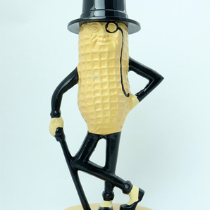 1円 新品 MR.PEANUT コインバンク 貯金箱 ミスターピーナッツ ヴィンテージ風 アメリカンインテリア ステッカー付 ガレージ 世田谷ベースの画像1