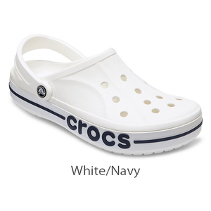 22cm クロックス crocs バヤバンド クロッグ Bayaband Clog White / Navy ホワイト ネイビー M4W6 新品