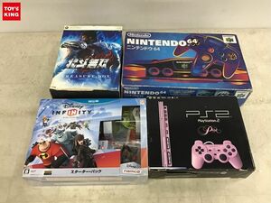 1円〜 同梱不可 ジャンク Nintendo 64 本体、PlayStation2 本体 他