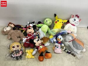 1円〜 同梱不可 ジャンク 魔法少女リリカルなのは、ディズニー、ポケモン 他 ぬいぐるみ等