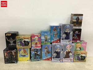 1円〜 同梱不可 ジャンク Q posket等 ONE PIECE、Re:ゼロから始める異世界生活、ドラゴンクエスト 他