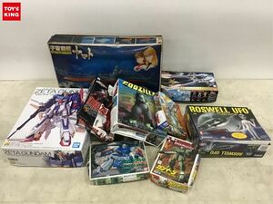 1円〜 同梱不可 ジャンク 1/144等 ガンダムエックス、ROSWELL UFO 他